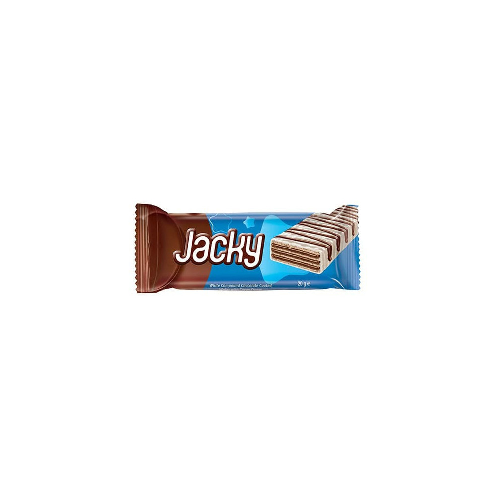 Jackie Biscuits covered with milk cream and cocoa Gaufrette 20g