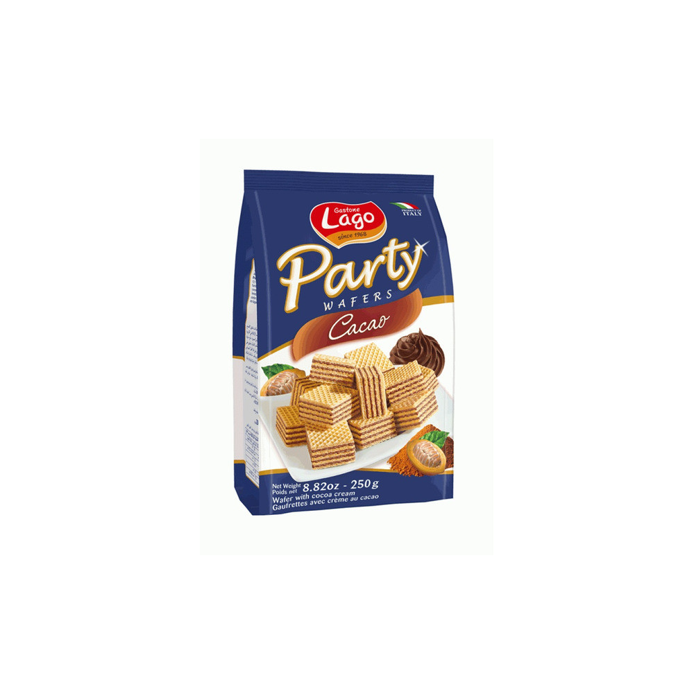 Lago Party Wafers Cacao 250gm