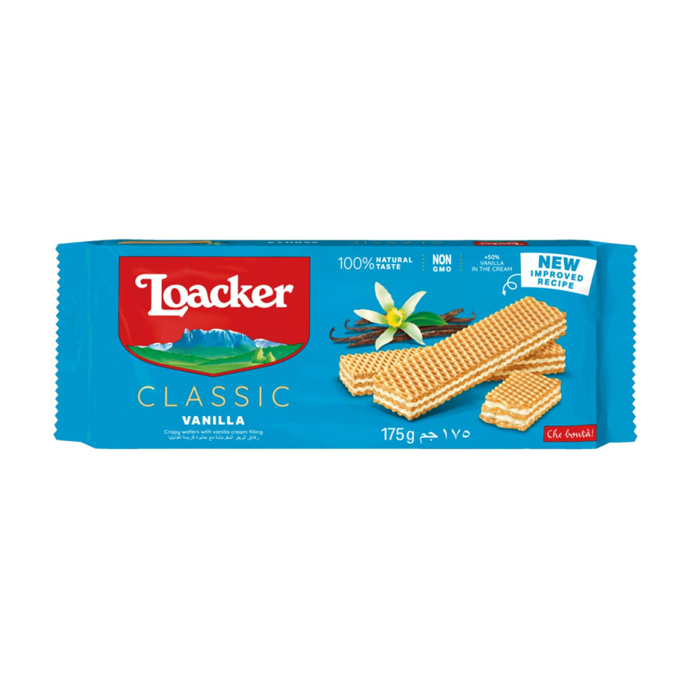 Loacker Cream Wafers Vanilla 175gm