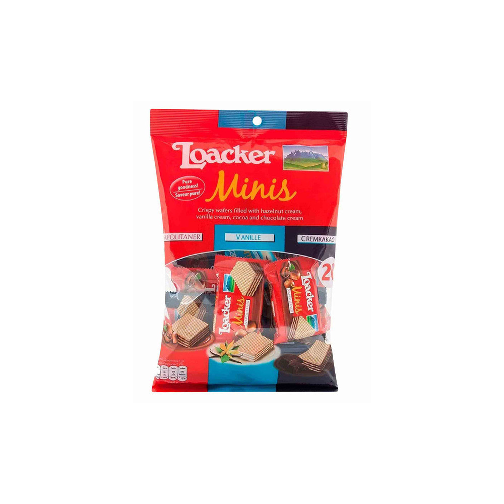 Loacker Minis Mixed Wafers 200gm