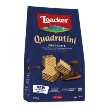 Loacker Quadratini Wafers Kakao 125gm