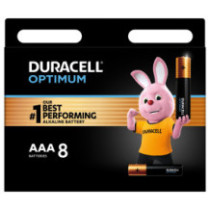 Duracell Optimum Batteries 8 AAA Tablets