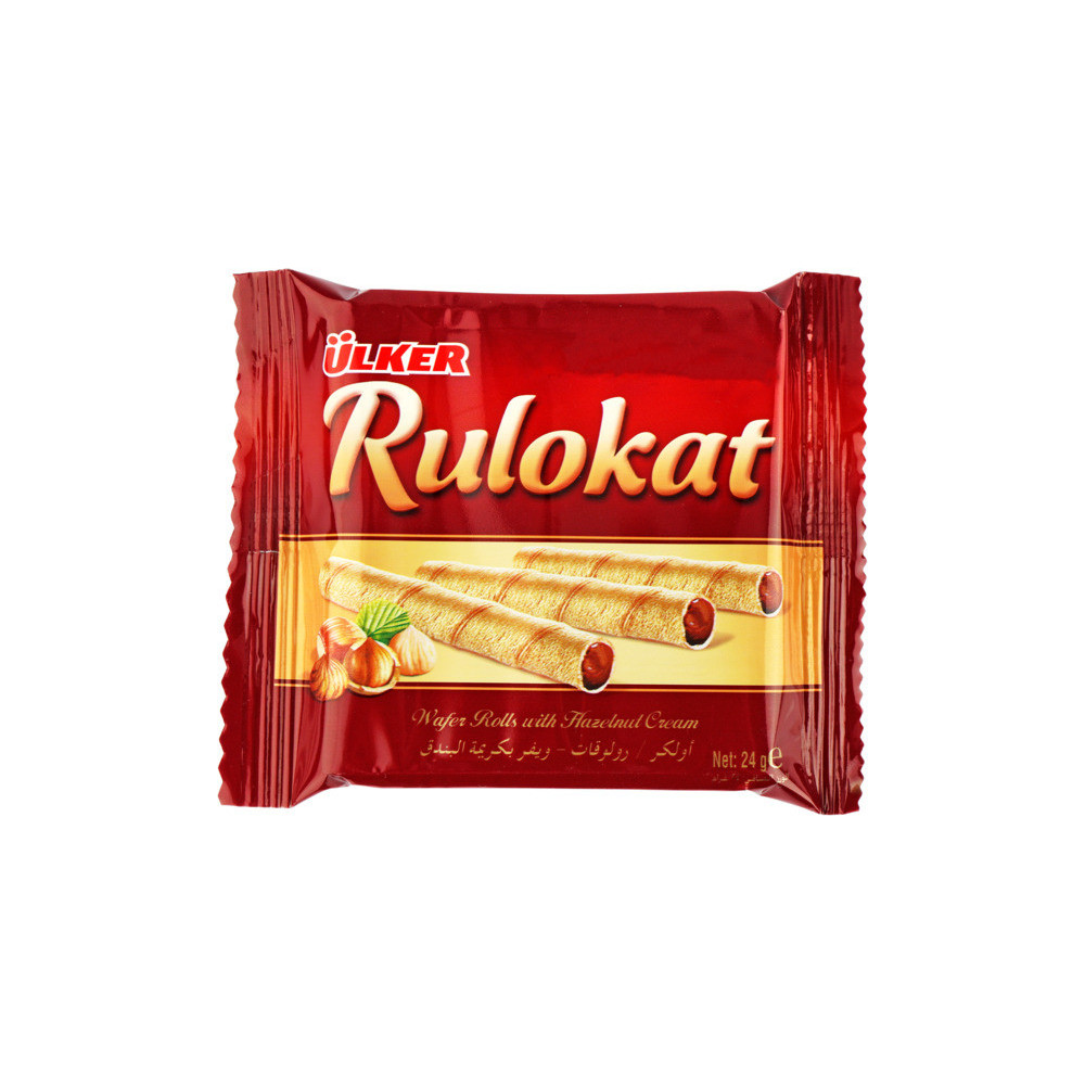 Ulker Hazelnut Rulokat 24 Gm