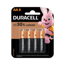 Duracell Alecline Batteries 8 AA Tablets