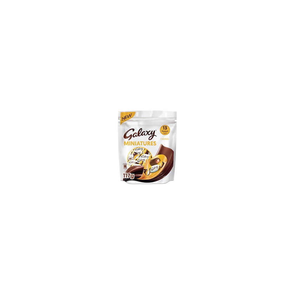 Galaxy Soft Chocolate Fingers with Caramel, 13 pieces 117 g