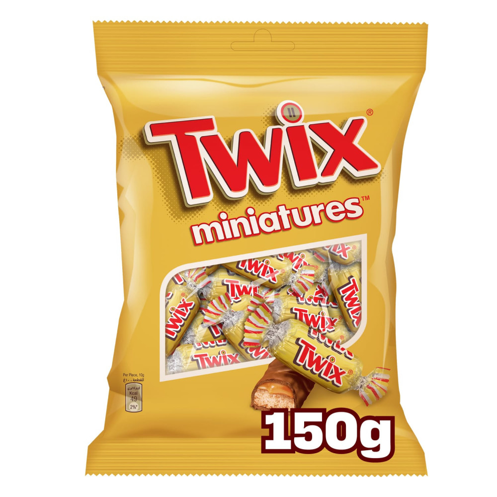 Twix Miniatures Chocolate Mini Bars 150g