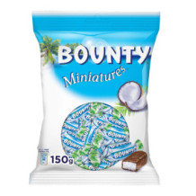 Bounty Mini Milk Chocolate Bars from Mininchers 150g