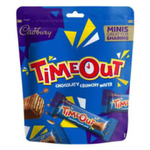 cadbury time out crunchy chocolatey wafers 247.2gm