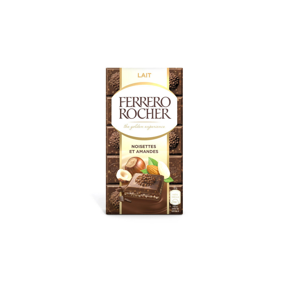 Ferrero Rocher Milk Hazelnut & Almond Chocolate 90 g