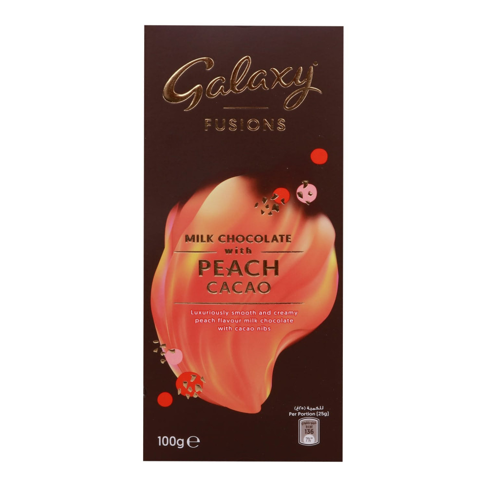 Galaxy FusionChocolate with peach 100 gr