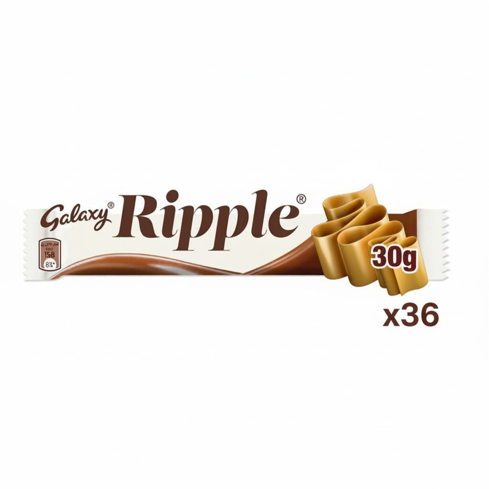 Galaxy Ripple Milk Chocolate Bar 36X30g