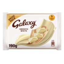 Galaxy White Chocolate Value Pack 5x38g