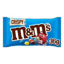 M&M's Crispy Pieces & Milk Chocolate Bag 36g