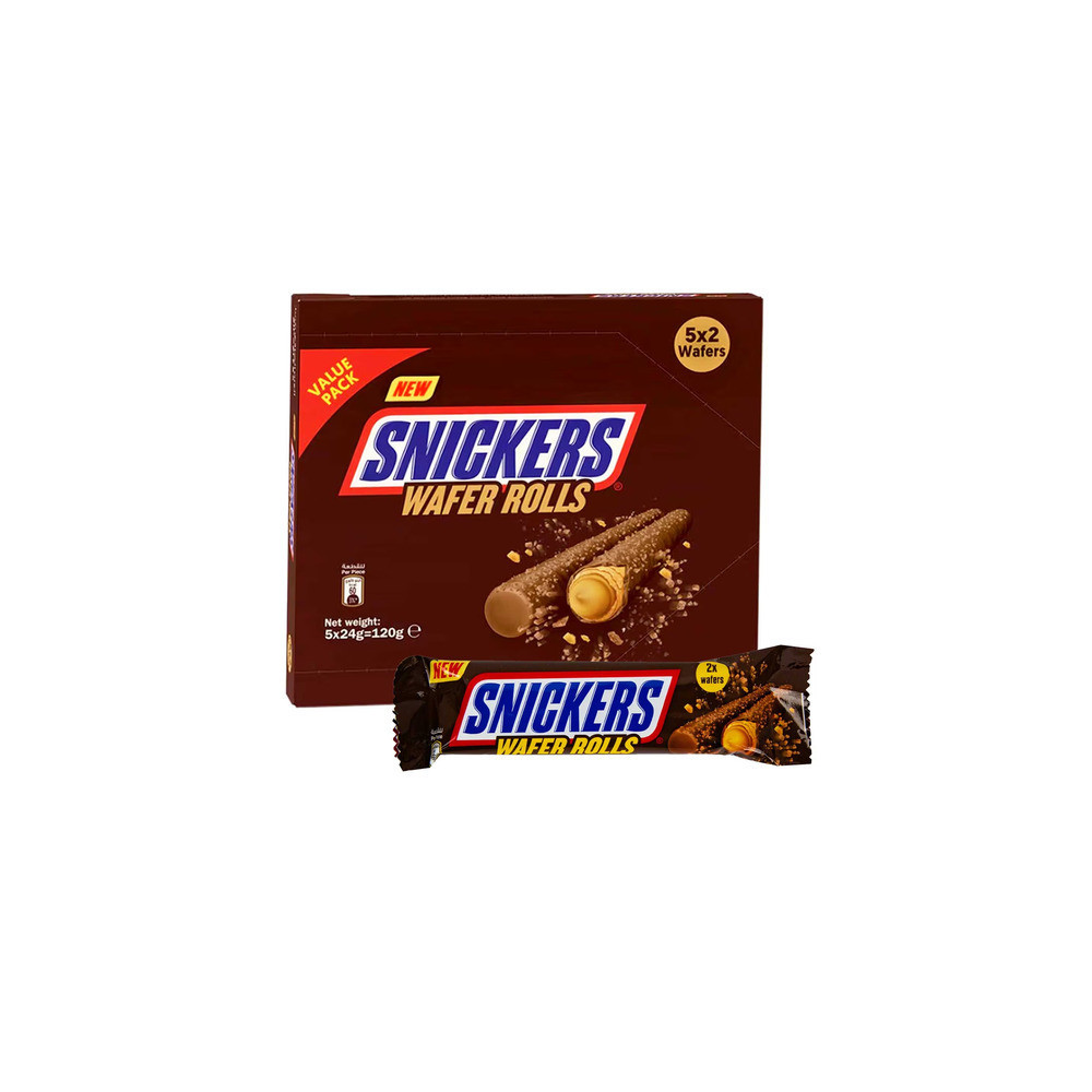 Snickers Wafers with Peanut Butter Cream, 5 24 g