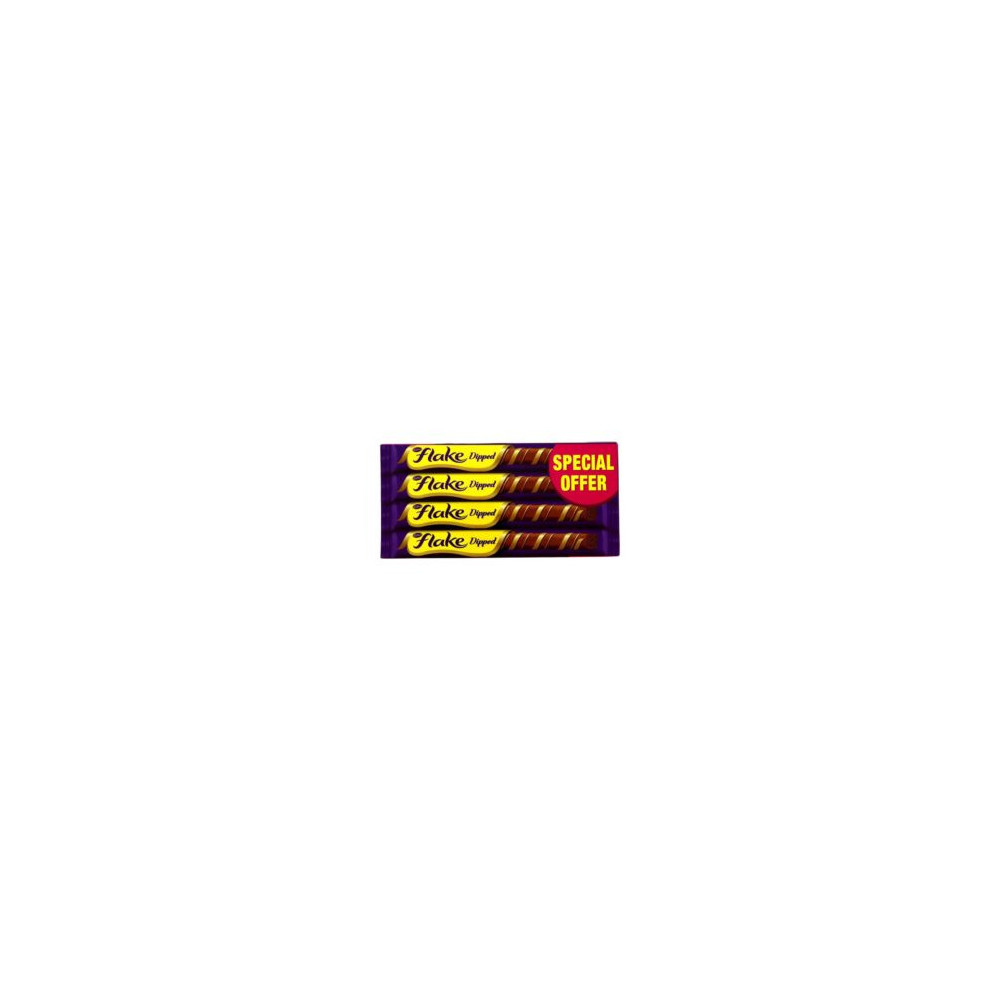 Cadbury Flake Chocolate Bar (Special Offer) 4 x 32g