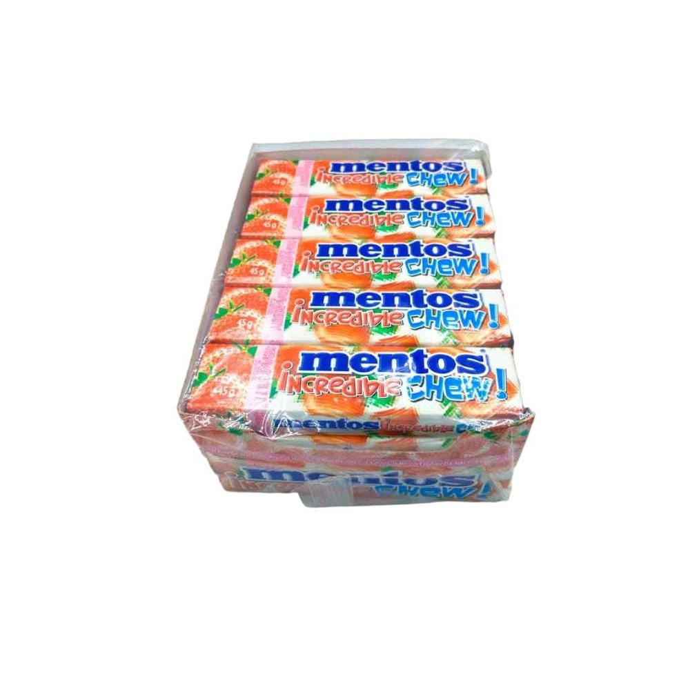 Mentos Strawberry Incredible Chew 20 x 45g