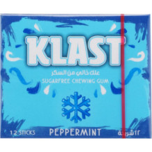 Klast Gum Peppermint S/F 12Pc
