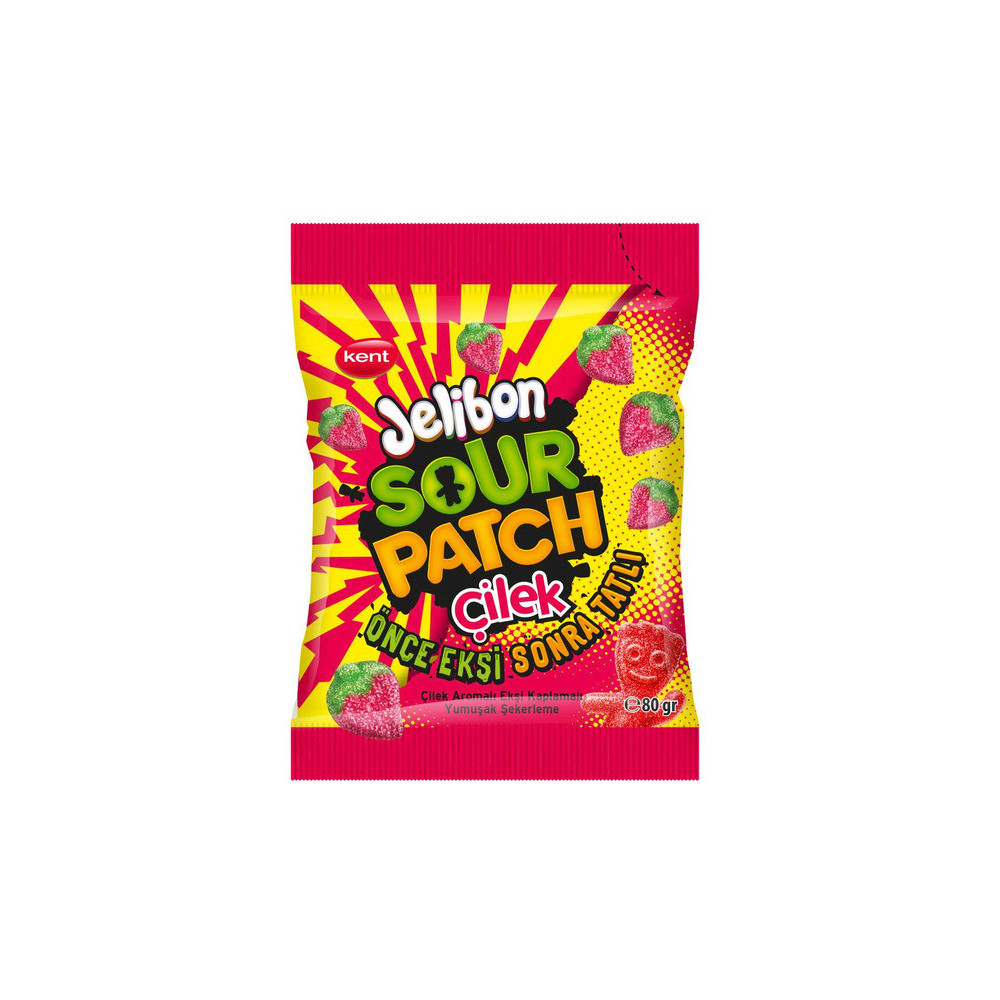 Kent Jelibon Sour Patch Strawberry Candy 80g