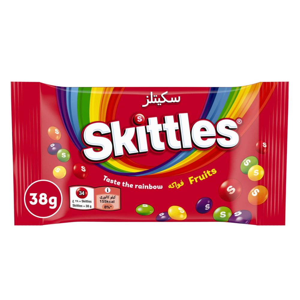 سكيتلز ريجلي فروت ٣٨ غرام