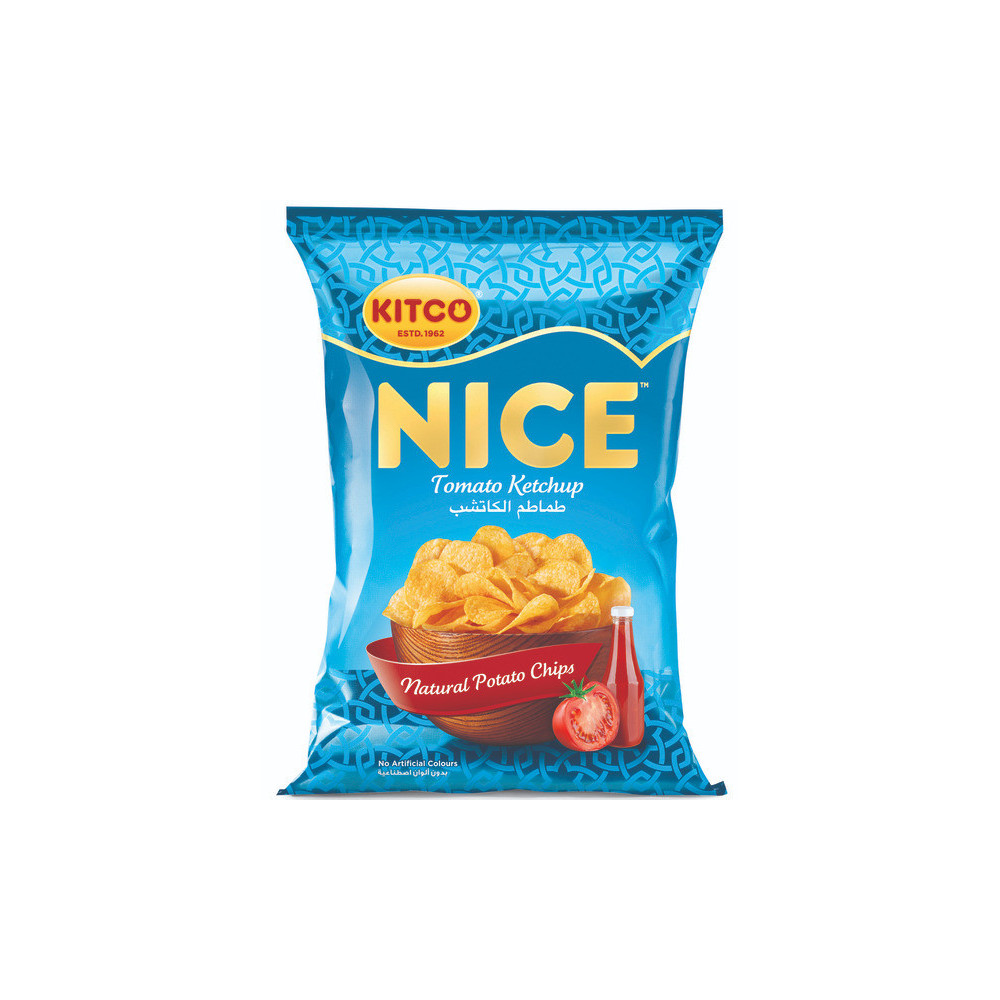 Kitco Nice Chips With Ketchup 210 gm