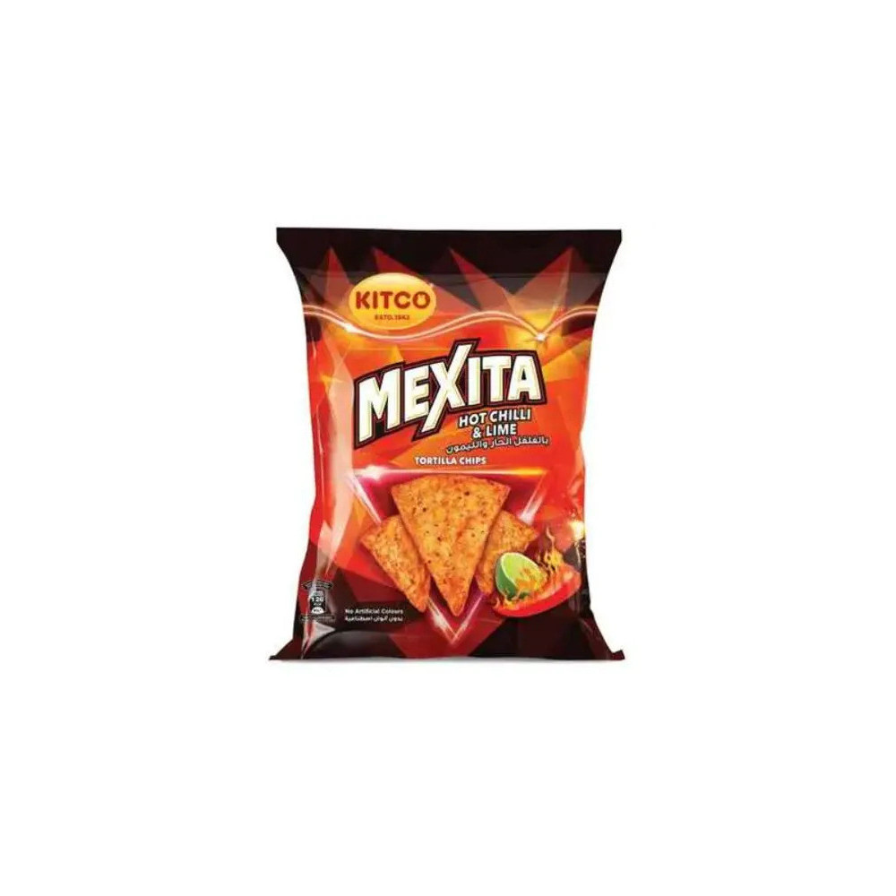 kitco Mexita Chili & Lime Tortilla Chips 48g