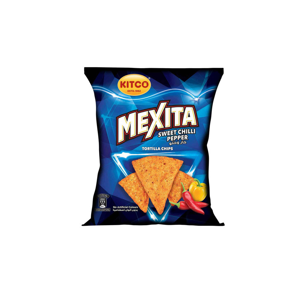 kitco Mexita Hot & Sweet Tortilla Chips 48g