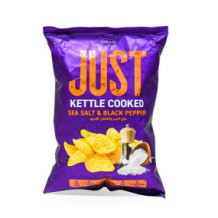 kitco Kettle Cooked Chips with Sea Salt & Black Pepper 40g