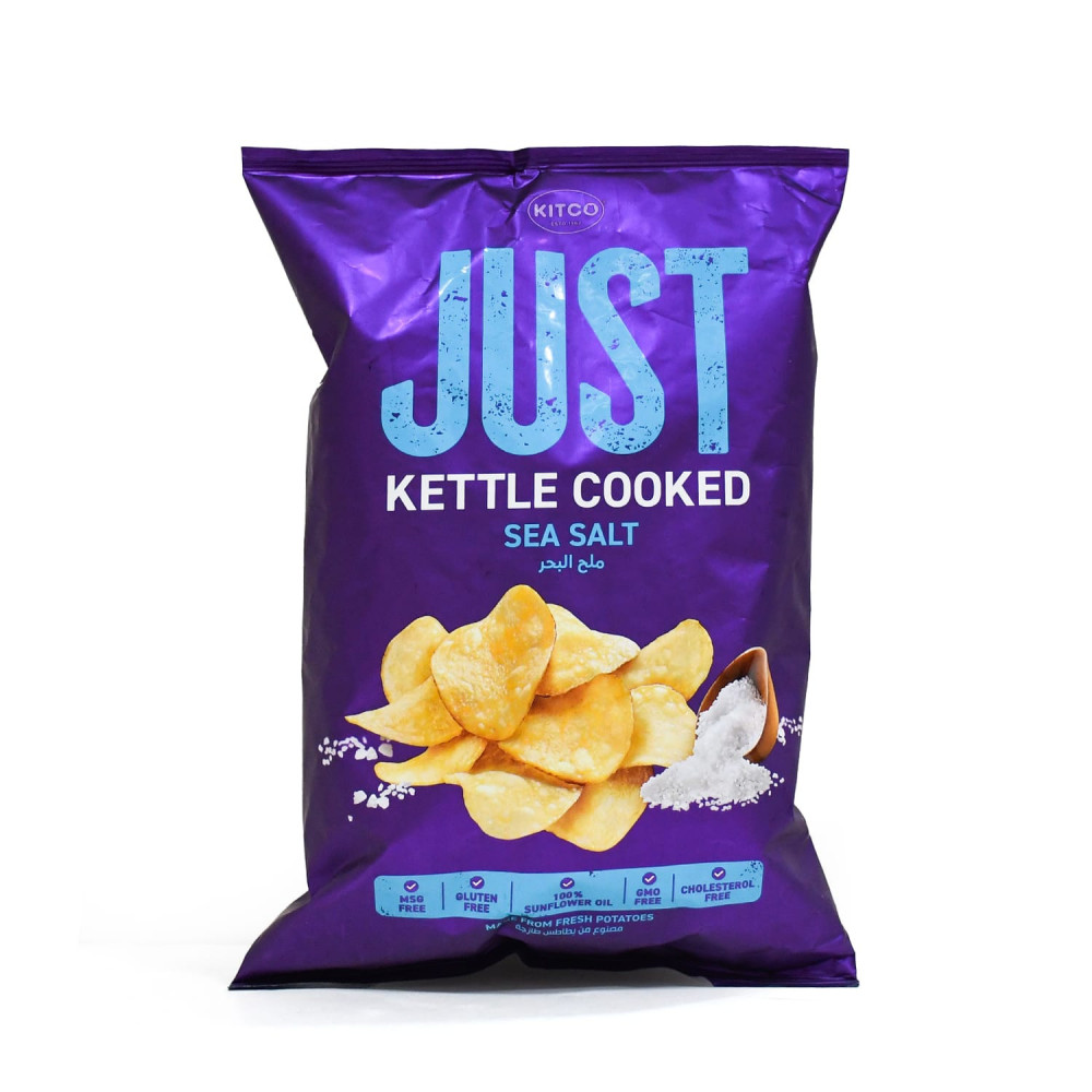 kitco Kettle Cooked Chips with Sea Salt 150g