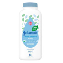 JOHNSONS ALOE & VIT E BABY POWDER 200G