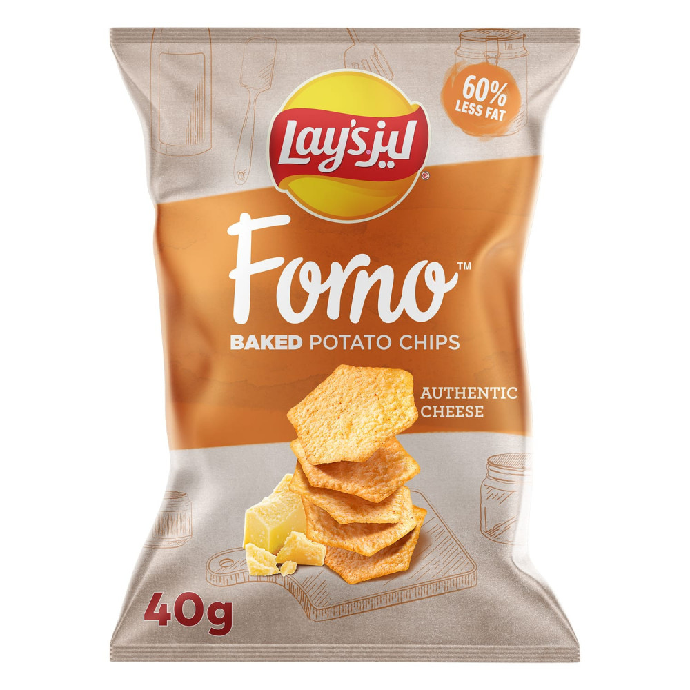 Lay's Forno Cheese Flavored Baked Potato Chips 40g