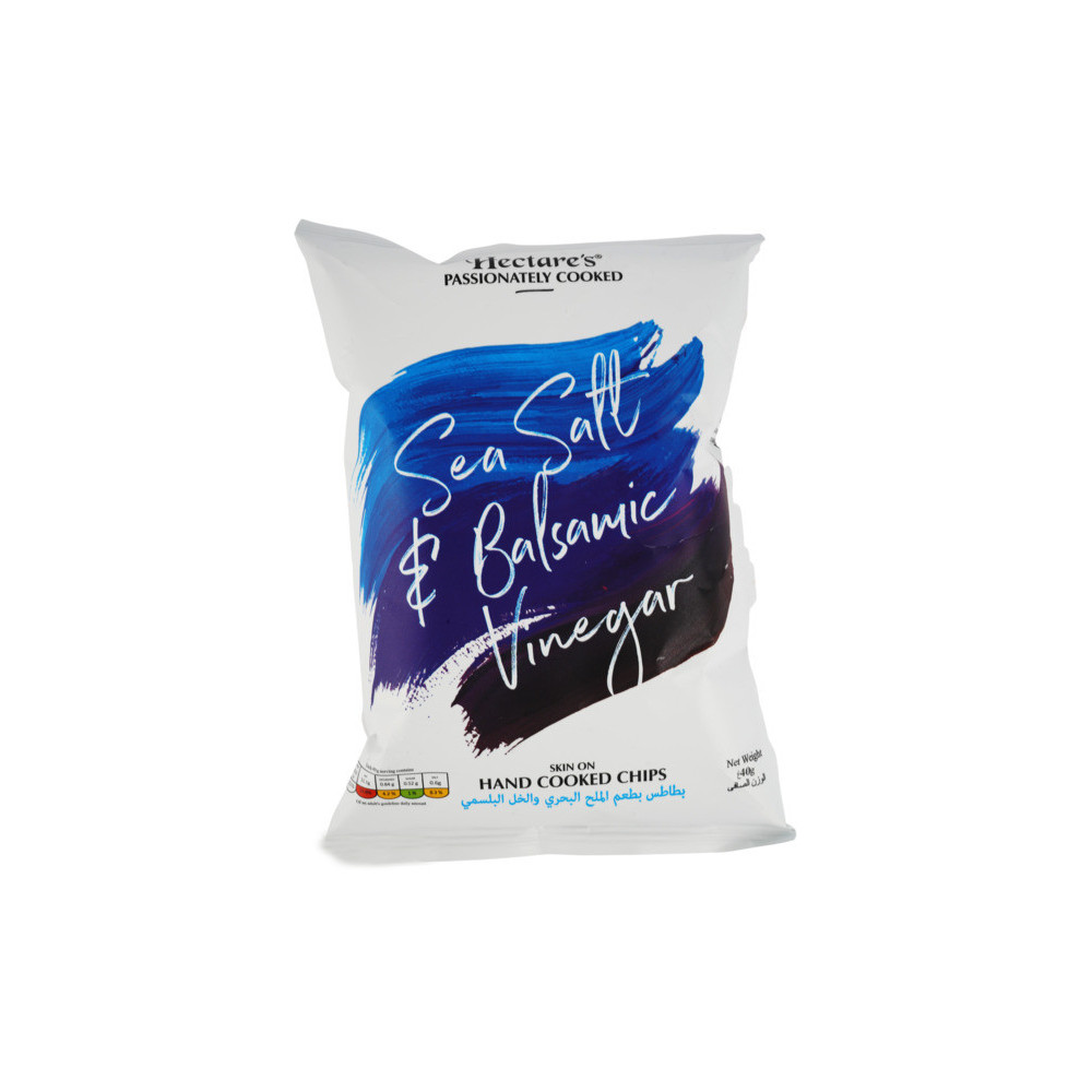Hector's Sea Salt & Balsamic Vinegar Chips 40g Sea Salt & Balsamic Vinegar Chips 40g