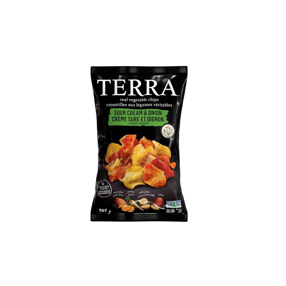 Terra slices with sour cream and onions 141 gm