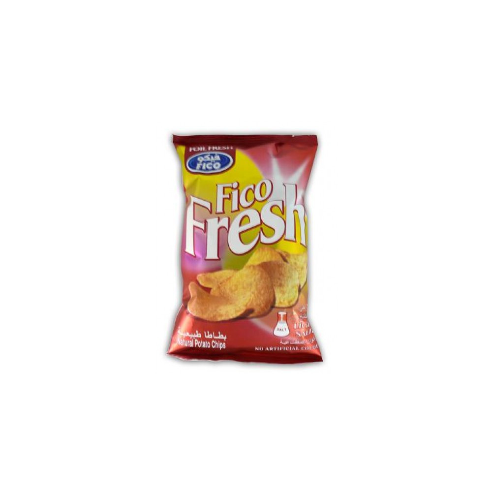 FICO Fresh Potato Natural Low Salt 33g