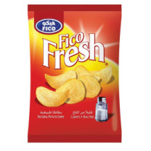 Fico Fresh Bag of Natural Potato Chips Low Salt 20g 20L Fico