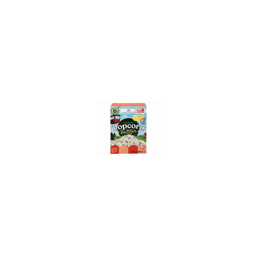 MAISON microwave popcorn Butter 80g x 3pcs