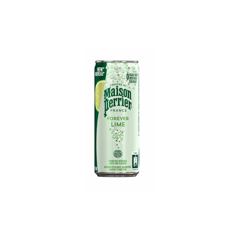 Perrier Maison Lime Flavoured Carbonated Water 250ml