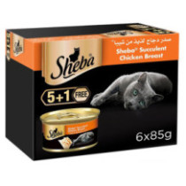 Sheba Cat Food Delicious Chicken Breast 6 Pieces 85 g