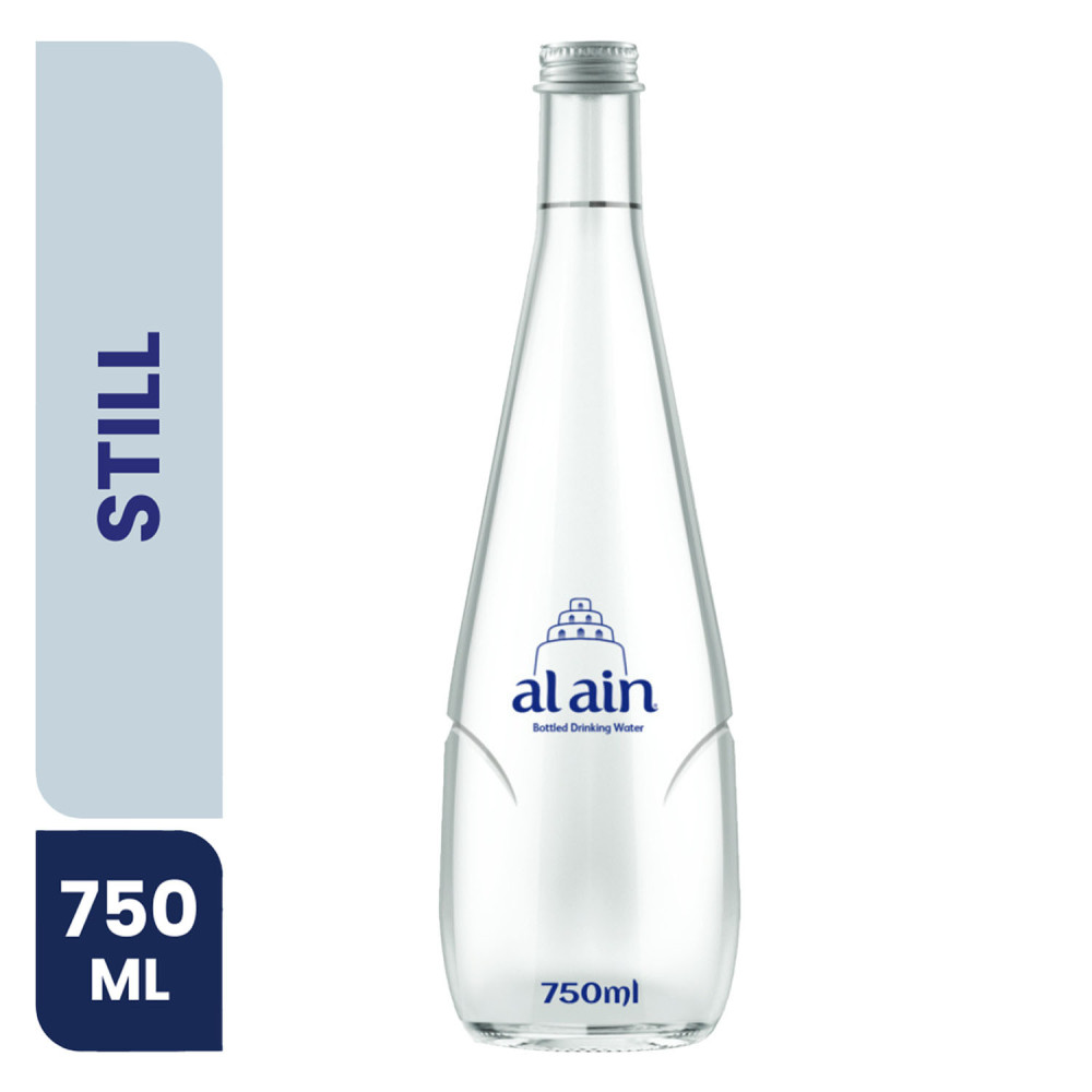 AL AIN WATER MINERAL STILL GLASS BOTTLE 750 ML