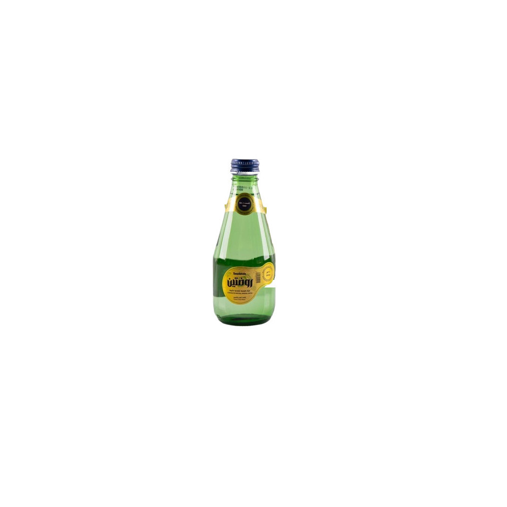 Rawdatain Glass Lemon and lime Organic, Flavor Carbonated Water 240 ml