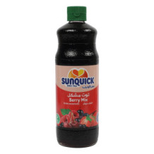 Sun Quick Mixed Berry Juice Concentrate, 840 ml glass bottle