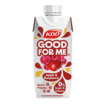 KDD, Apple & Raspberry Flavored Syrup 250 ml