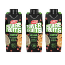 KDD, Apricot Orange Guava Juice 3 250 ml Superfruit