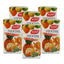 KDD, Mixed Fruit Nectar Sugar Free 6 125 ml