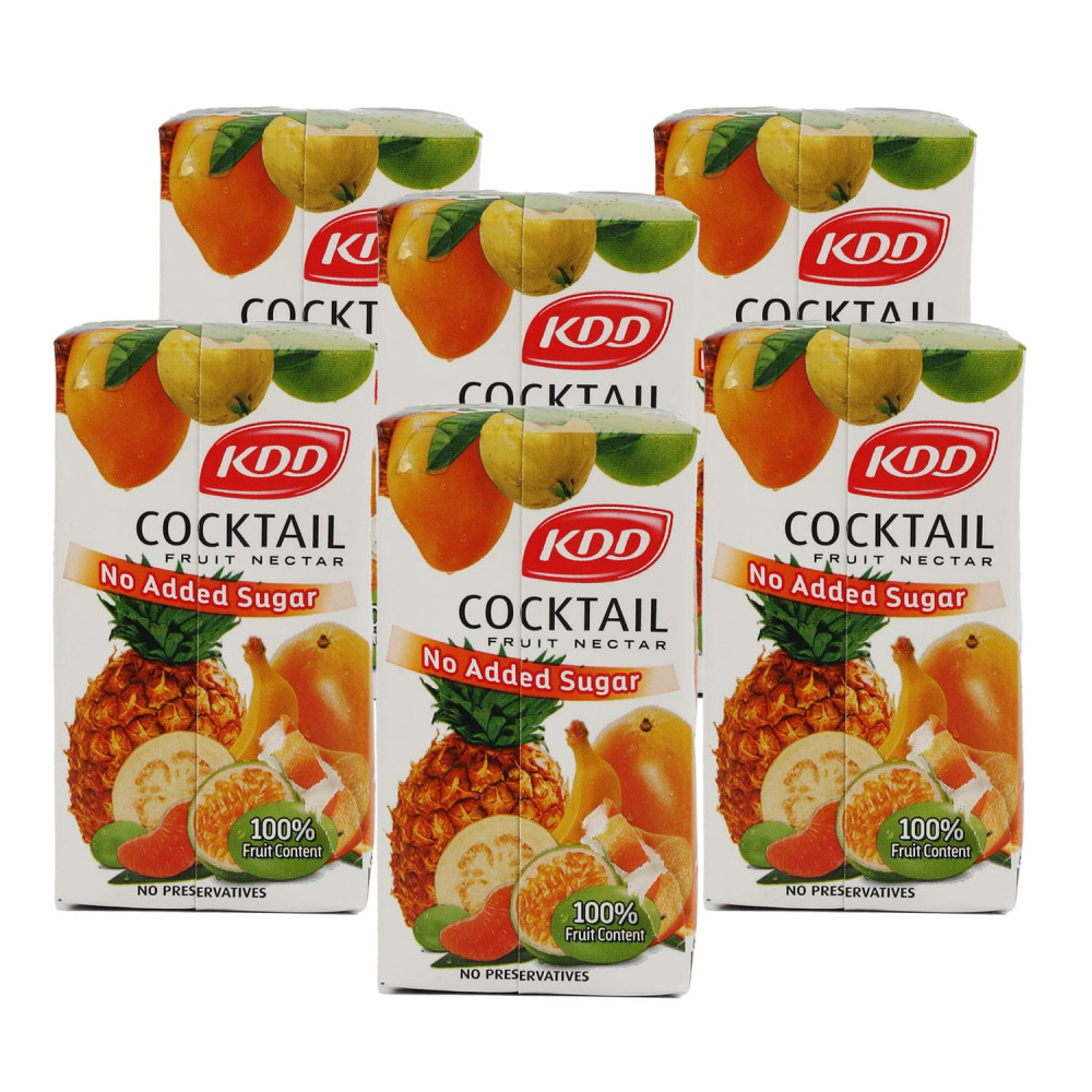 KDD, Mixed Fruit Nectar Sugar Free 6 125 ml