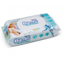 Sanita Bambi Baby Wipes Clean 56 Wipes
