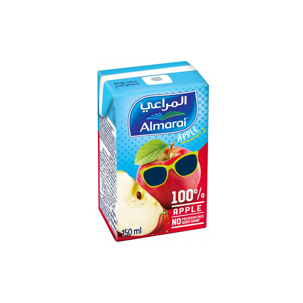 المراعي عصير تفاح طويل الاجل 140مل تتراباك