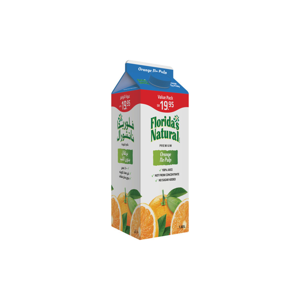 Nada, Florida Orange Juice Without Pulp No Sugar1.6 L