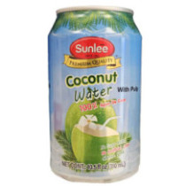 Natural Coconut Water With Pulp 310ml Sun Lee