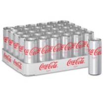 Coca-Cola Light Carbonated Water 250ml Carton Box 30 Pieces