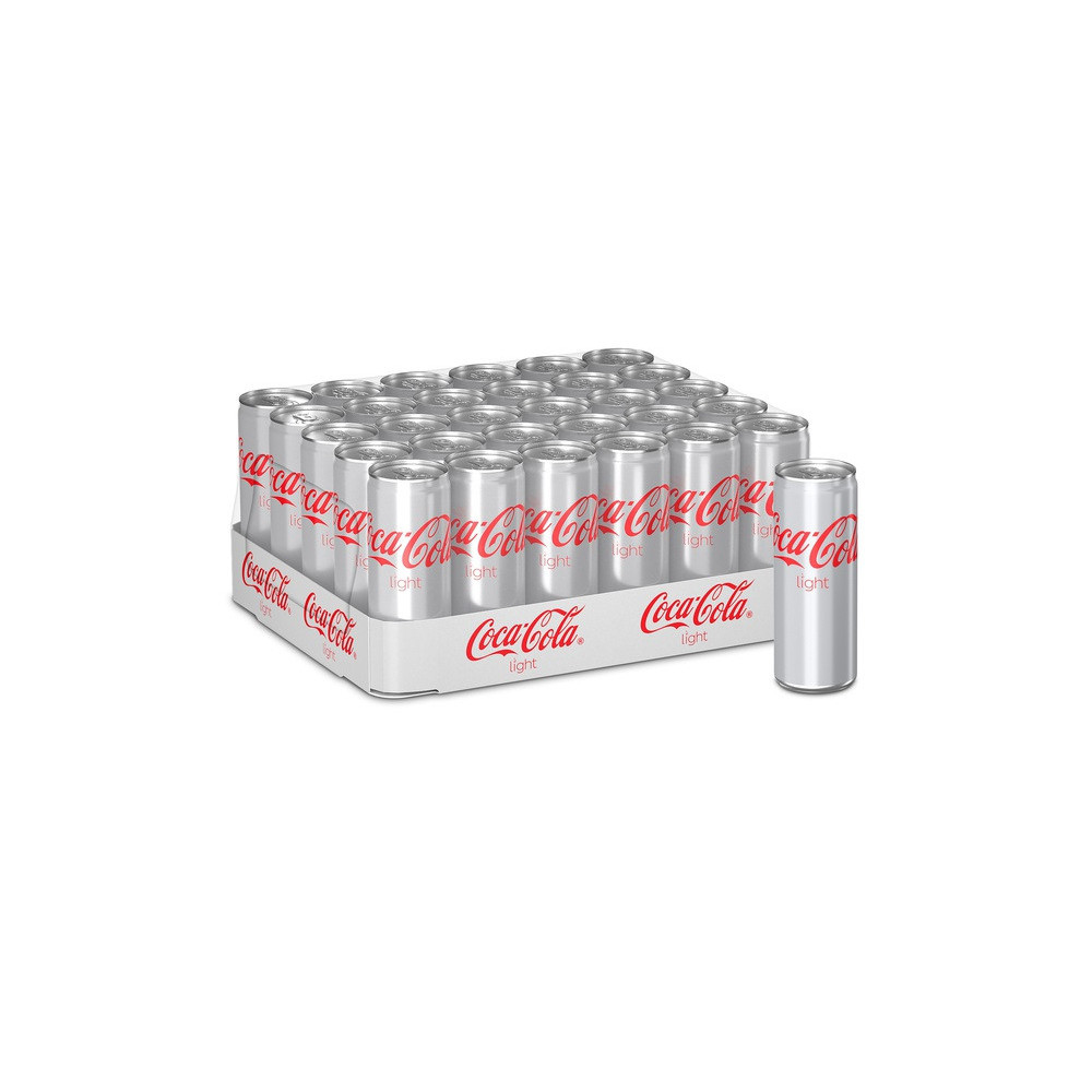 Coca-Cola Light Carbonated Water 250ml Carton Box 30 Pieces
